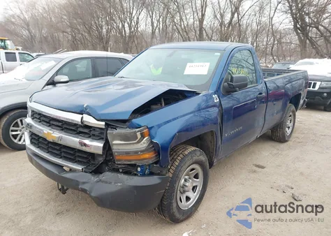 2016 Chevrolet Silverado 1500 Wt from USA, damaged, VIN 1GCNCNEH5GZ410730